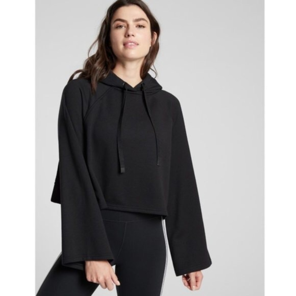 Steady State Crop Hoodie Sweatshirt